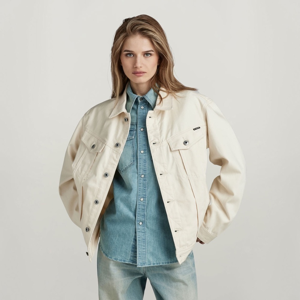 G Star Women’s Oversized Western Jacket Evergreen SZ M NWT